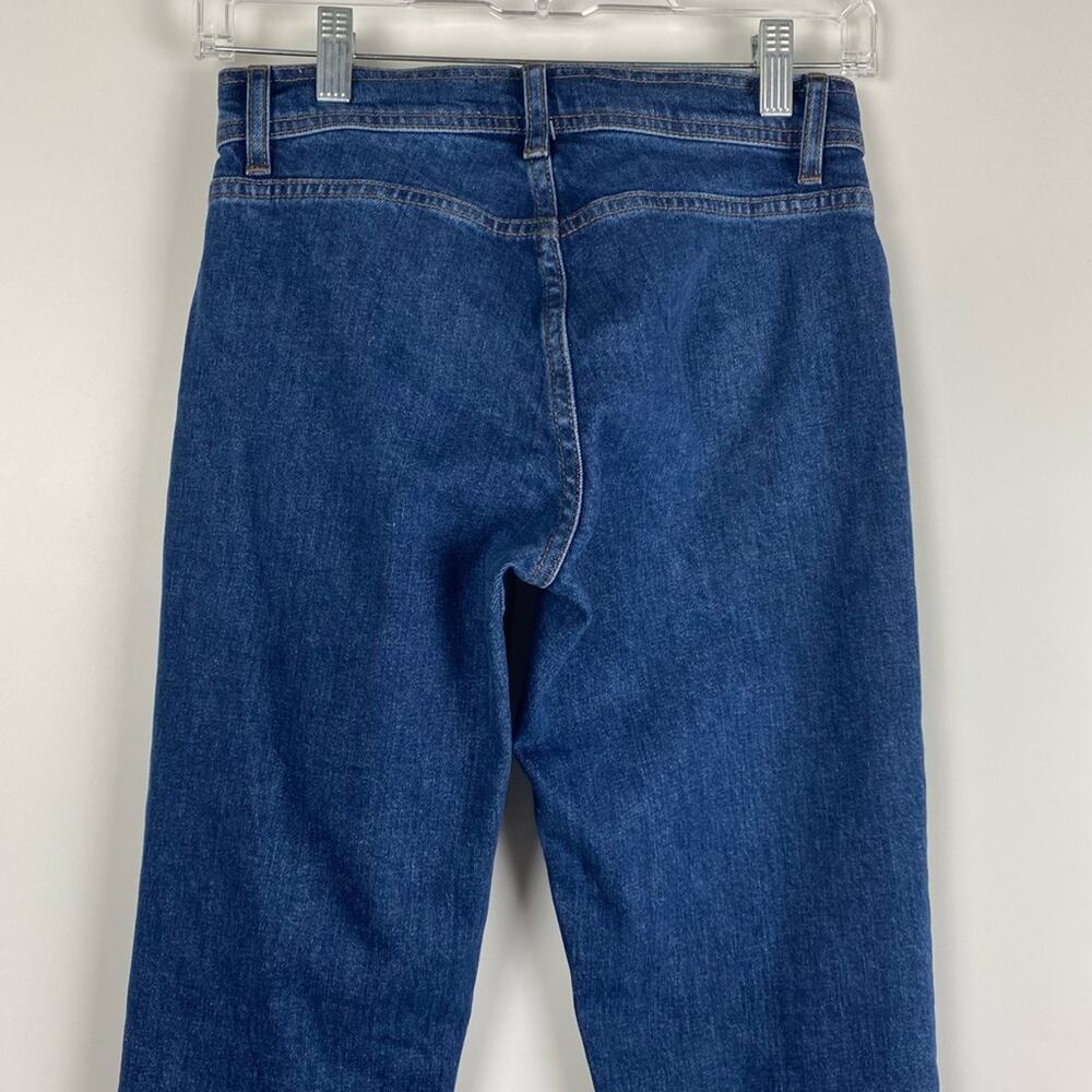 Reformation Julianna Y2K Blue Zip Front Straight Leg Jeans Women’s Size 23 - Picture 9 of 10